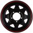 Диск стальной 15*7 5*139,7 Et15 108,5 SW01 Shinning Black With 2 Red Line Grizzly