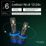 Лампа автомобильная светодиодная Ledison №6 12-24v H11/H9/H8 120W 12000Lm 5000K 2шт