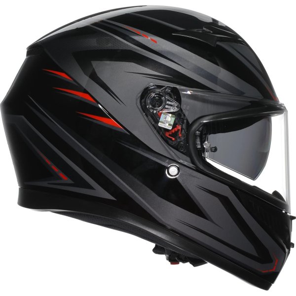 Мотошлем K3 Syth black/red XXL 18381001_021_XXL
