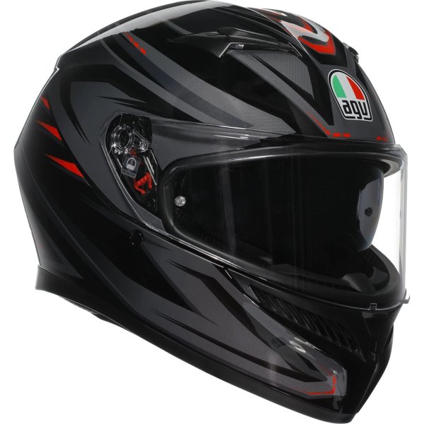 Мотошлем K3 Syth black/red XXL 18381001_021_XXL