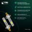 Лампа автомобильная светодиодная Ledison Compact №3 H1 9-36v 4300K 2шт