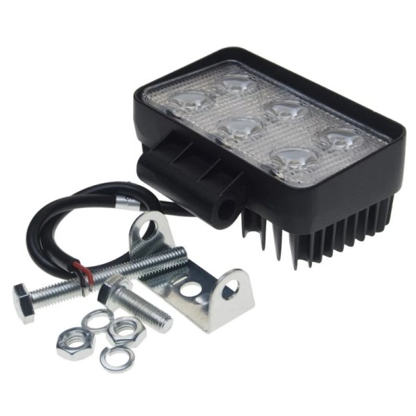 Фара рабоч. и доп. освещения (LED, 9-32V) противотум. свет, ДХО 18W2LF Allroad (1 шт.)