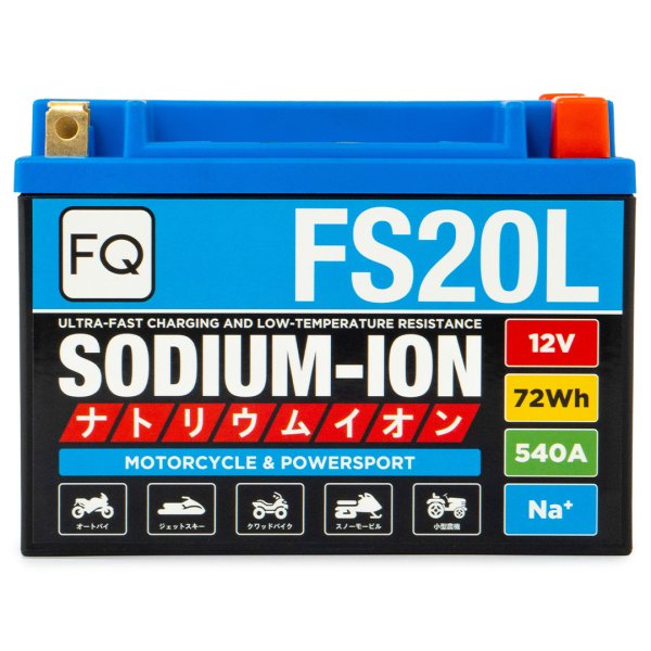 Аккумулятор мото FQ FS20L  Натрий-ионный 72,0Wh L