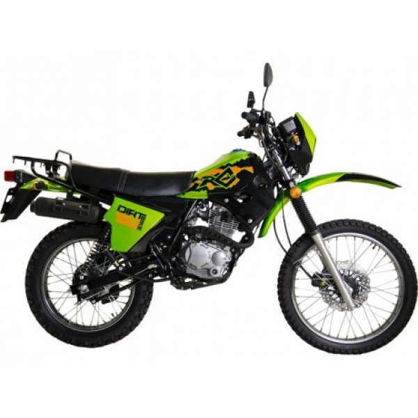 Мотоцикл Racer RC150-23X Enduro L150 зеленый