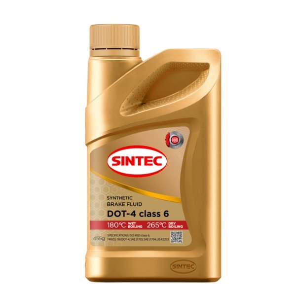 Жидкость тормозная Sintec Euro DOT-4 455гр