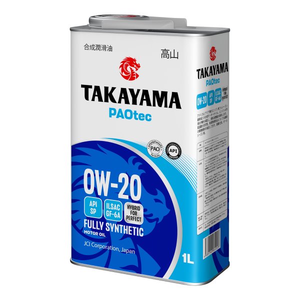 Масло моторное Takayama Paotec 0W20 SP/GF-6A 1