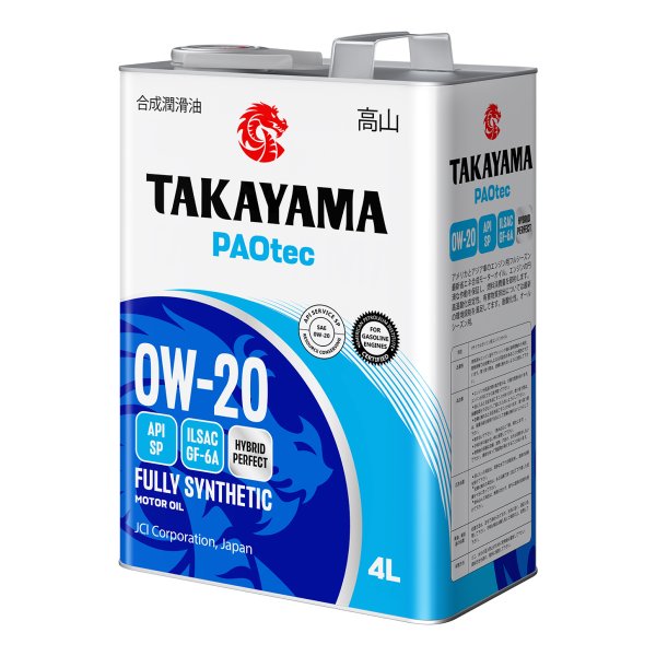 Масло моторное Takayama Paotec 0W20 SP/GF-6A 4