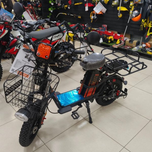 Велосипед электрический Racer ECO 1 (Оранжевый)