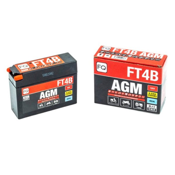 Аккумулятор мото FQ  AGM 2,3Ah FT4B  L