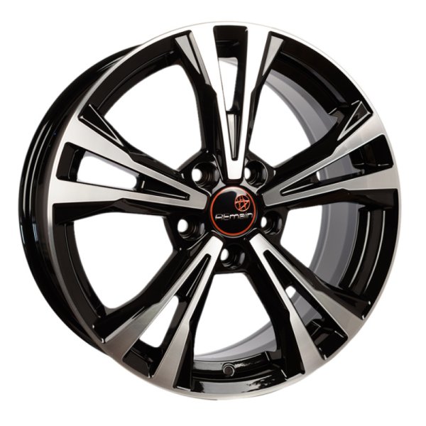 Диск литой 17*7 5*114,3 Et48,5 67,1 R204 (17_Kia Sportage) Черный Вектор