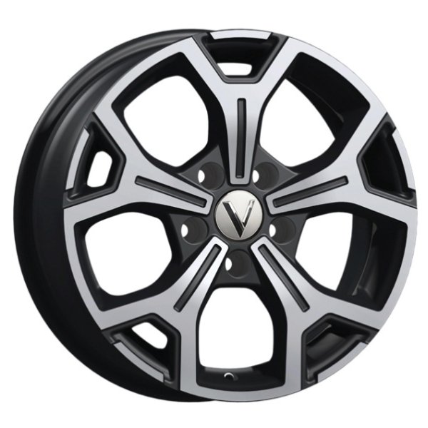 Диск литой 16*6,5 5*114,3 Et43 67,1 R249 (16_Sonata) Черный Вектор