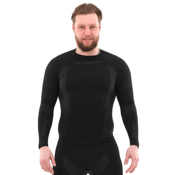 Термофутболка DF 2D THERMO LIGHT Black (M) (M) 300214-300