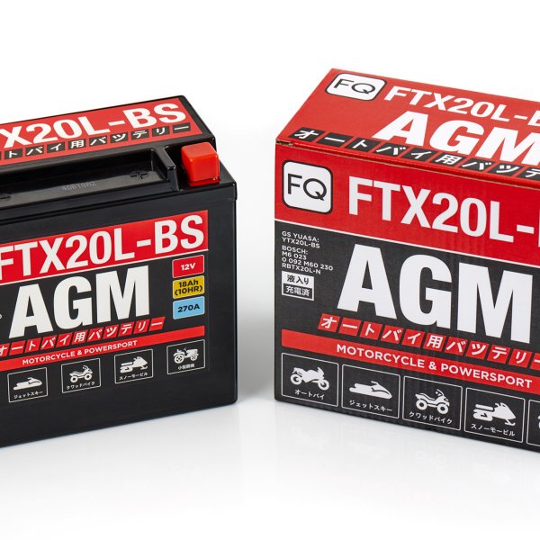 Аккумулятор мото FQ FTX20L (1218) AGM 18,0 А/ч L