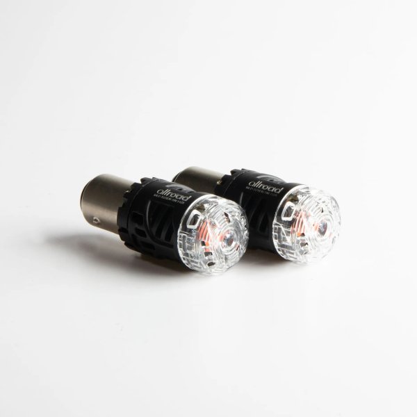 Лампа светодиодная BAY15D 12/24V(P21/5W) Lumen Drop D (красный свет) 2шт