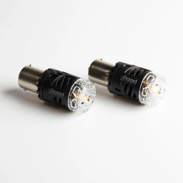Лампа светодиодная BA15s 12/24V(P21W) Lumen Drop D (желтый свет) 2шт