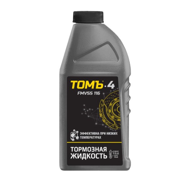Жидкость тормозная ТосолСинтез Томь-4 DOT-3 Россия 455