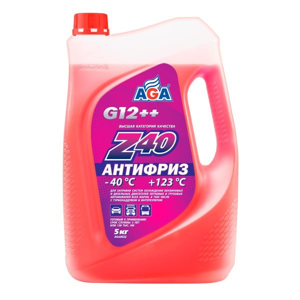 Антифриз AGA AGA002Z красный Z40 Россия 5
