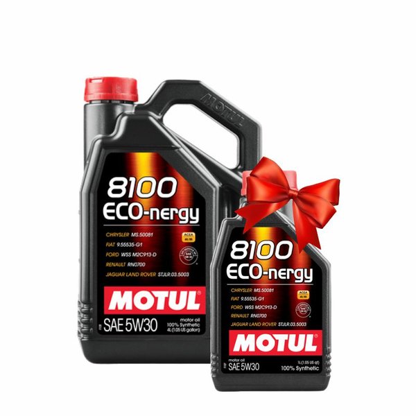 Масло моторное Motul 8100 Eco-Nergy 5W30 Акция 4+1 