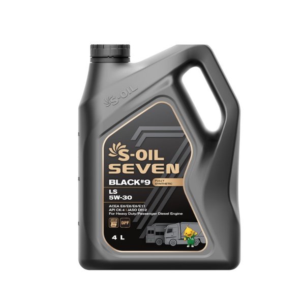 Масло моторное Seven Black #9 5W30 Diesel LS CK-4 4