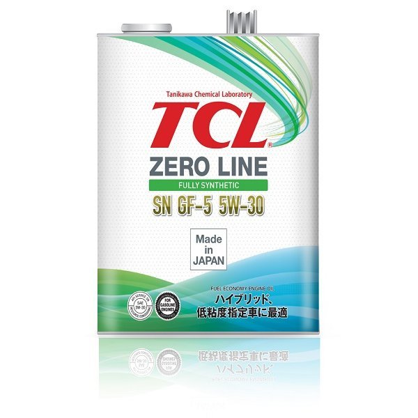 Масло моторное TCL Zero Line Fuel Economy 5W30 SN/GF-5 4 + ароматизатор E Giga Parven