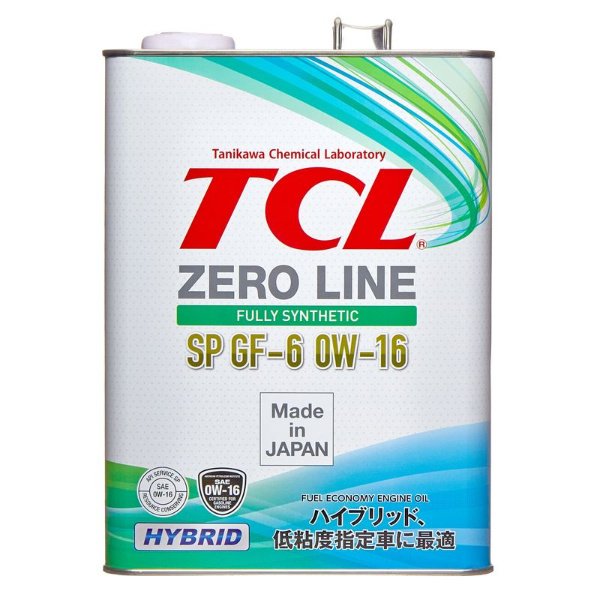 Масло моторное TCL Zero Line Fuel Synthetic 0W16 SP/GF-6 4