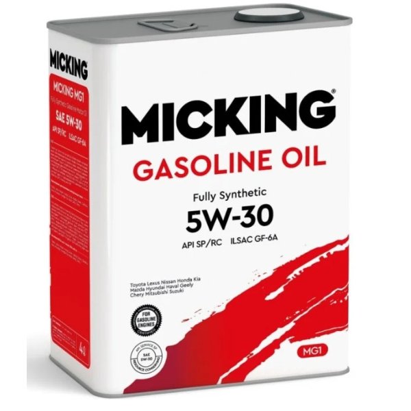 Моторное масло Micking Gasoline Oil MG1 5W30 SP/RC 4л