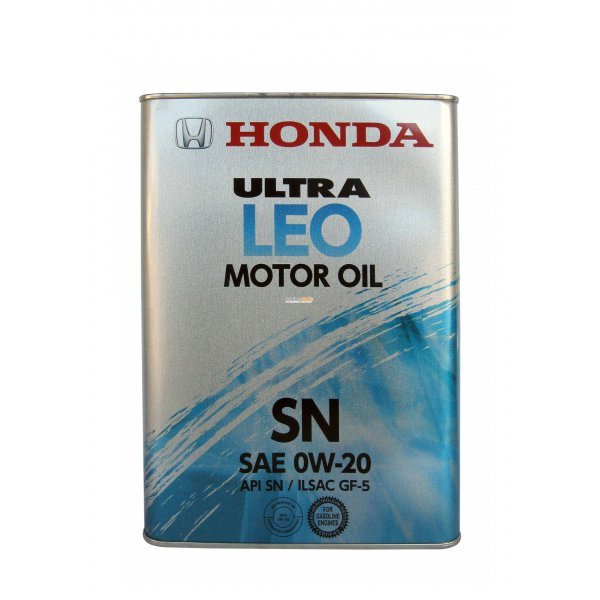 Масло моторное Оригинальное Honda 0w20 Ultra LEO SN Япония 4