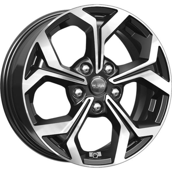 Диск литой 16*6,5 5*108 Et50 63,35 Focus (КС878) Алмаз черный iFree