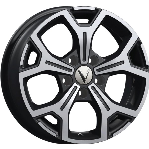 Диск литой 16*6,5 5*114,3 Et43 67,1 R249 (16_Sonata) Алмаз черный Вектор