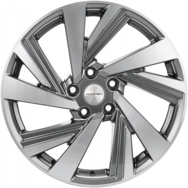 Диск литой 18*7,5 5*112 Et43 57,1 KHW1801 (18_Tiguan/Kodiaq) G-Silver Khomen 
