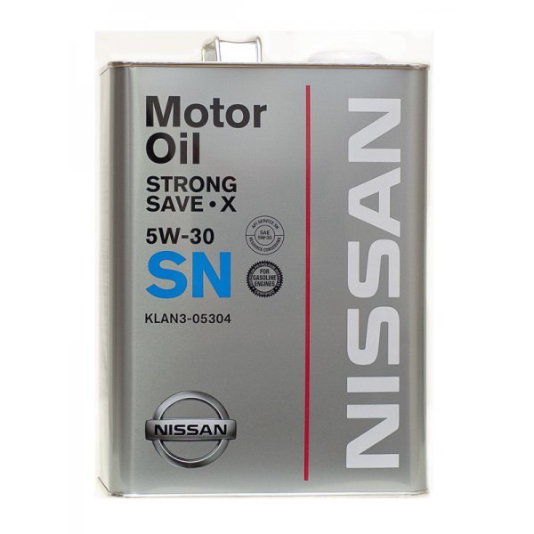 Масло моторное Оригинальное Nissan Strong Save X 5w30 SN Япония 4