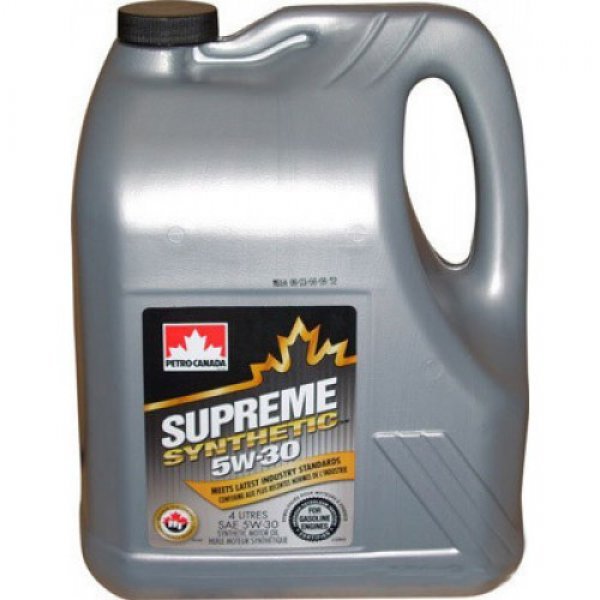 Масло моторное Petro-Canada Supreme Synthetic 5W30 SN 4 Канада 