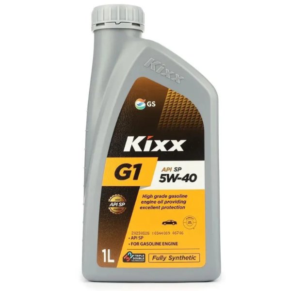 Масло моторное Kixx G1 5W40 SP Корея 1л 