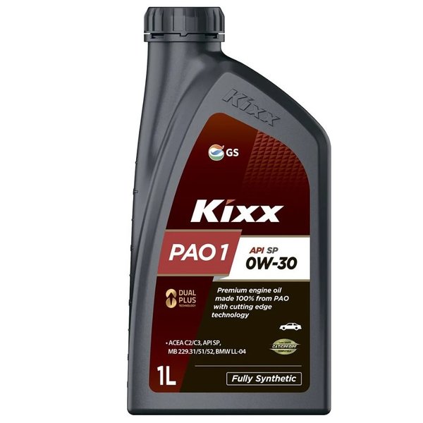 Масло моторное Kixx PAO1 0W30 SP Корея 1л