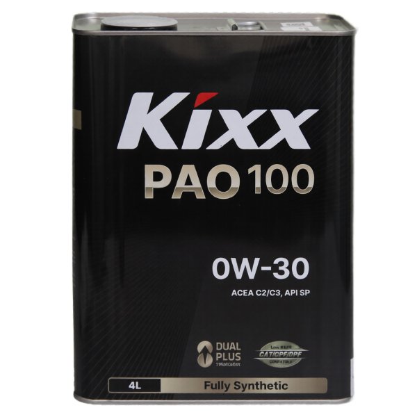 Масло моторное Kixx PAO1 0W30 SP Корея 4л
