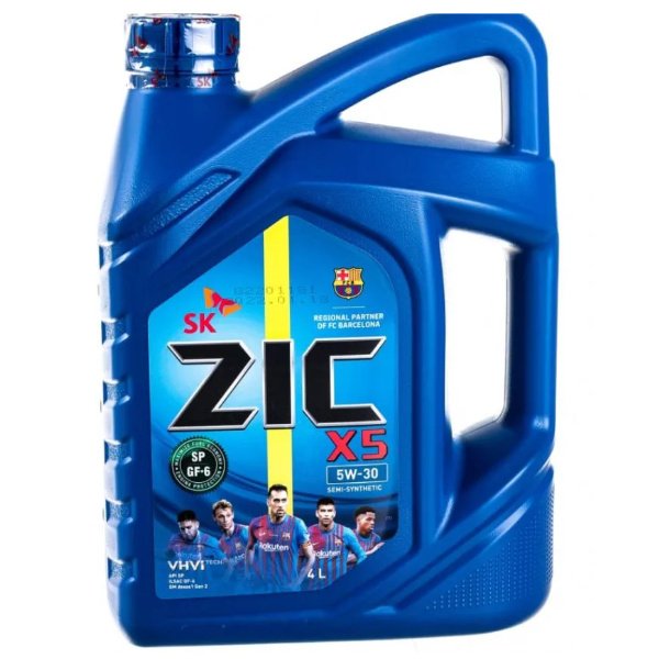Масло моторное Zic X5 5W30 4 Корея 