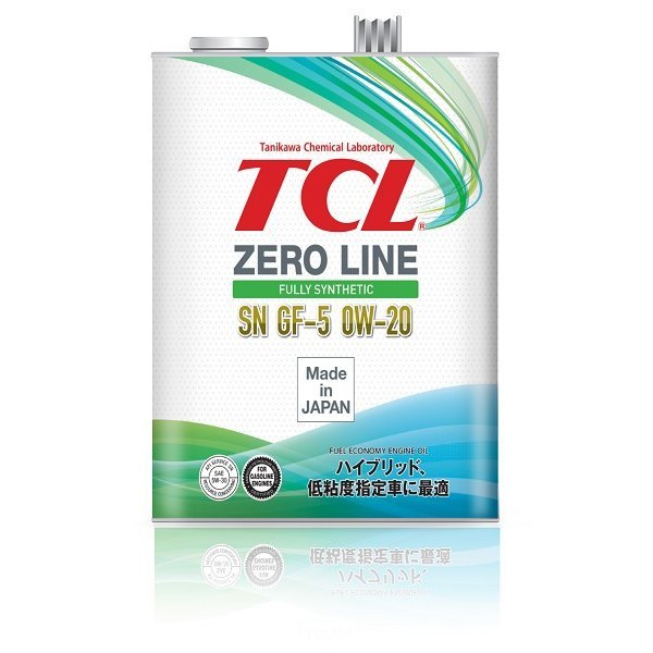 Масло моторное TCL Zero Line Fuel Economy 0W20 SN/GF-5/6 4