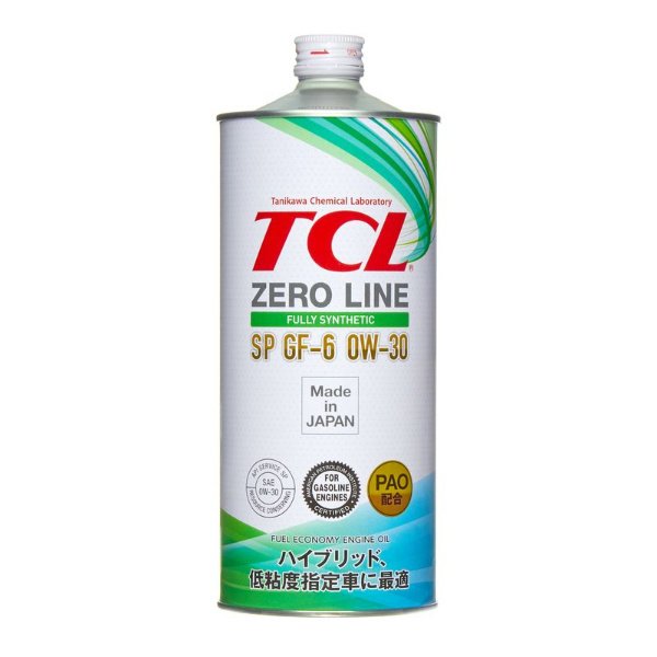 Масло моторное TCL Zero Line Fuel Synthetic 0W30 SP/GF-6 1