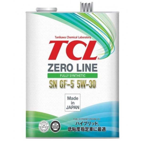 Масло моторное TCL Zero Line Fuel Economy 5W30 SN/GF-5/GF-6 4 