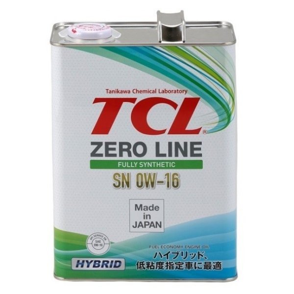 Масло моторное TCL Zero Line Fuel Economy 0W16 SN 4 + ароматизатор E Giga Parven
