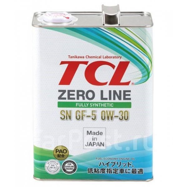 Масло моторное TCL Zero Line Fuel Economy 0W30 SN/GF-5 4
