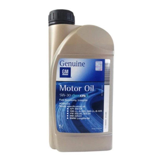 Масло моторное Оригинальное GM Genuine Dexos 2 5W30 SN/CF 1