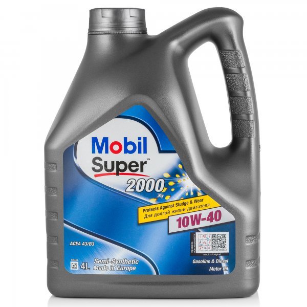 Масло моторное Mobil Super 2000 X1 10W40 4