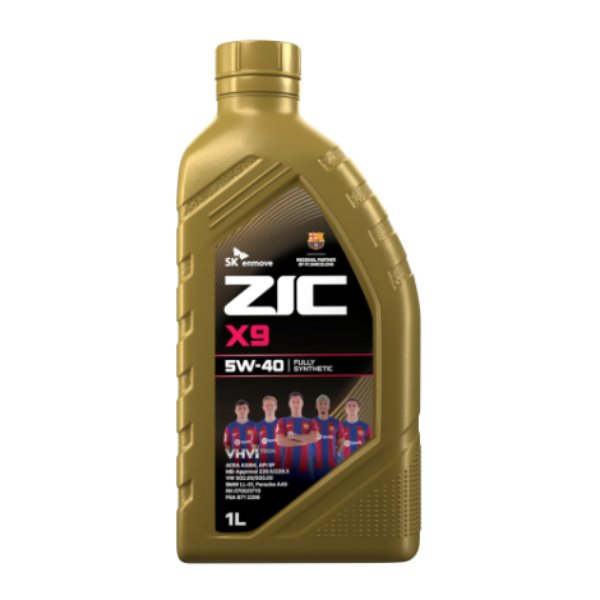 Масло моторное Zic X9 5W40 SP 1 Корея 
