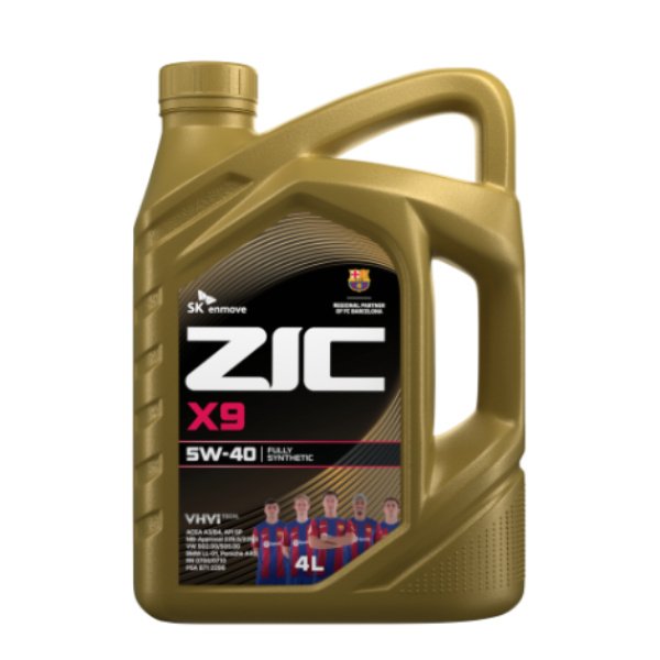 Масло моторное Zic X9 5W40 SP 4 Корея 