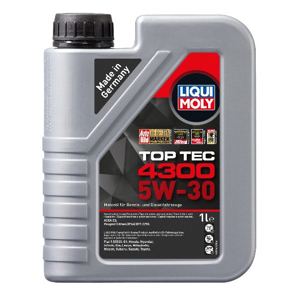 Масло моторное Ликви-Моли 5w30 TOP TEC 4300 3740/8030 Германия 1