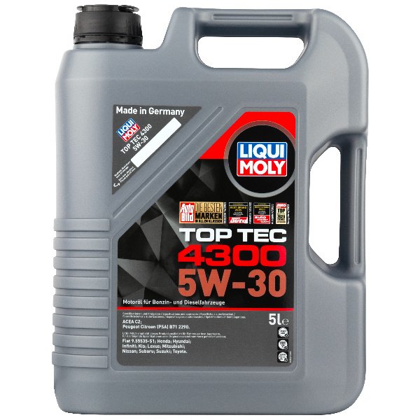 Масло моторное Ликви-Моли 5w30 TOP TEC 4300 8031 Германия 5