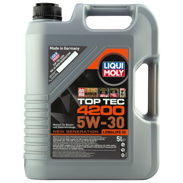 Масло моторное Ликви-Моли 5w30 TOP TEC 4200 7661 Германия 5