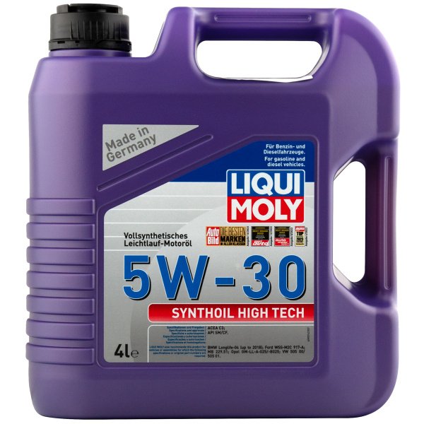Масло моторное Ликви-Моли 5w30 Synthoil High Tech 9076/20958 Германия 4