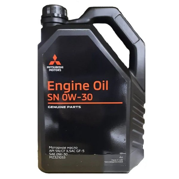 Масло моторное Оригинальное Mitsubishi 0W30 4